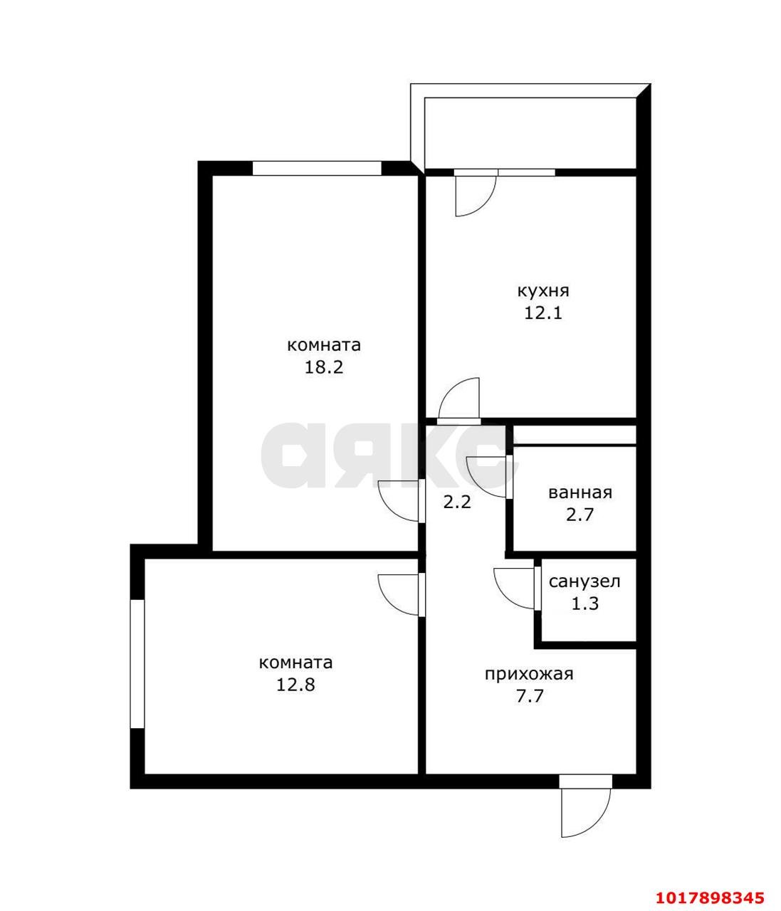 Фото №20: 2-комнатная квартира 60&nbsp;м², 5/5&nbsp;эт. - Краснодар, Прикубанский внутригородской округ, мкр. Молодёжный, ул. Душистая, 75