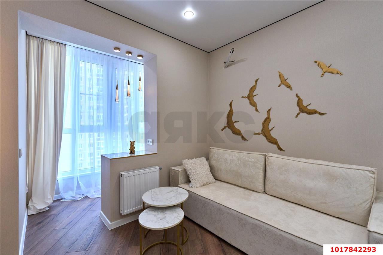 Фото №6: 1-комнатная квартира 37&nbsp;м², 13/24&nbsp;эт. - Краснодар, Прикубанский внутригородской округ, Прикубанский внутригородской округ, ЖК Лучший, ЖК Лучший, имени Петра Метальникова, мкр. имени Петра Метальникова, ул. Петра Метальникова, 36