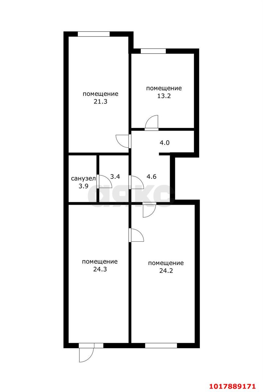 Фото №14: Торговое помещение 98&nbsp;м², 1/16&nbsp;эт. - Краснодар, Западный внутригородской округ, мкр. Юбилейный, б-р Платановый, 4