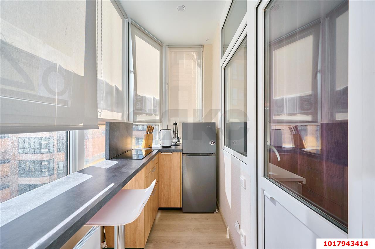 Фото №9: 1-комнатная квартира 38&nbsp;м², 13/22&nbsp;эт. - Краснодар, Прикубанский внутригородской округ, мкр. Достояние, ул. Григория Булгакова
