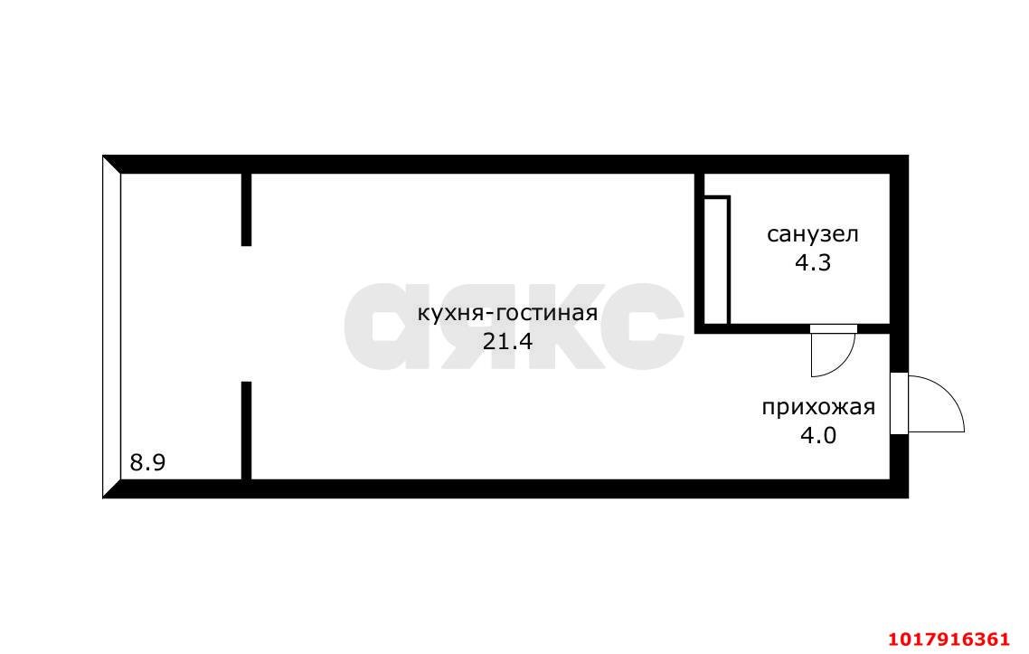 Фото №12: Студия 36&nbsp;м², 18/18&nbsp;эт. - Краснодар, Прикубанский внутригородской округ, Краевая Клиническая Больница, мкр. жилой комплекс Спорт-Сити, ул. Домбайская, 10/1к1