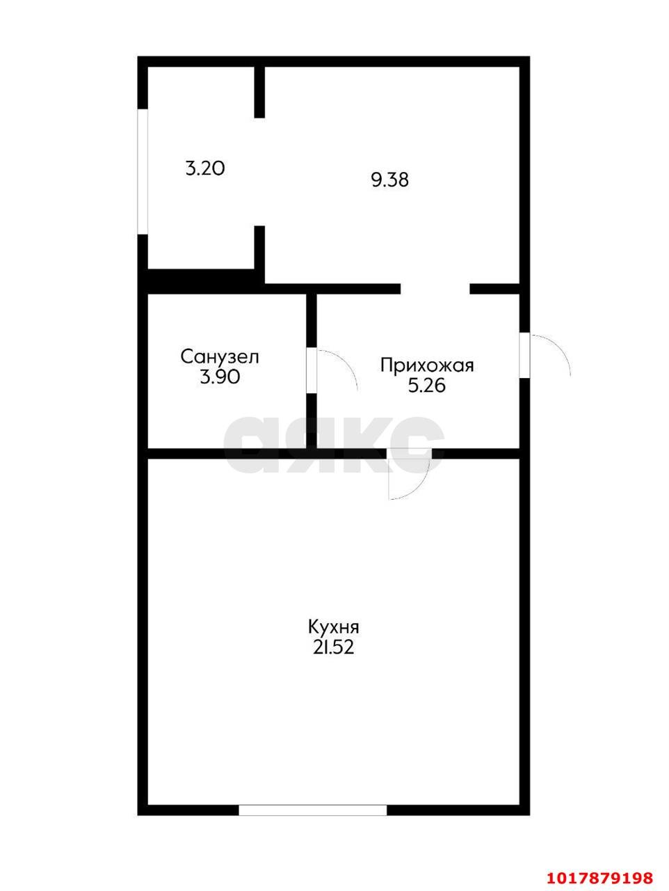 Фото №12: 1-комнатная квартира 43&nbsp;м², 2/3&nbsp;эт. - Краснодар, Прикубанский внутригородской округ, мкр. 40 лет Победы, ул. 1 Мая, 114