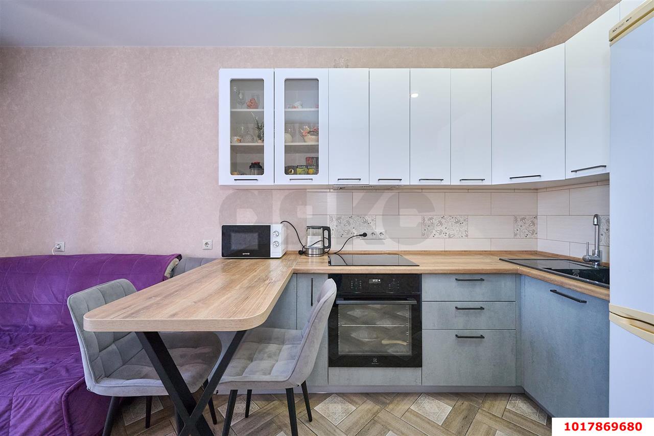 Фото №3: 1-комнатная квартира 40&nbsp;м², 9/21&nbsp;эт. - Краснодар, Карасунский внутригородской округ, Пашковский, мкр. жилой комплекс Империал, ул. Бородинская, 137к2
