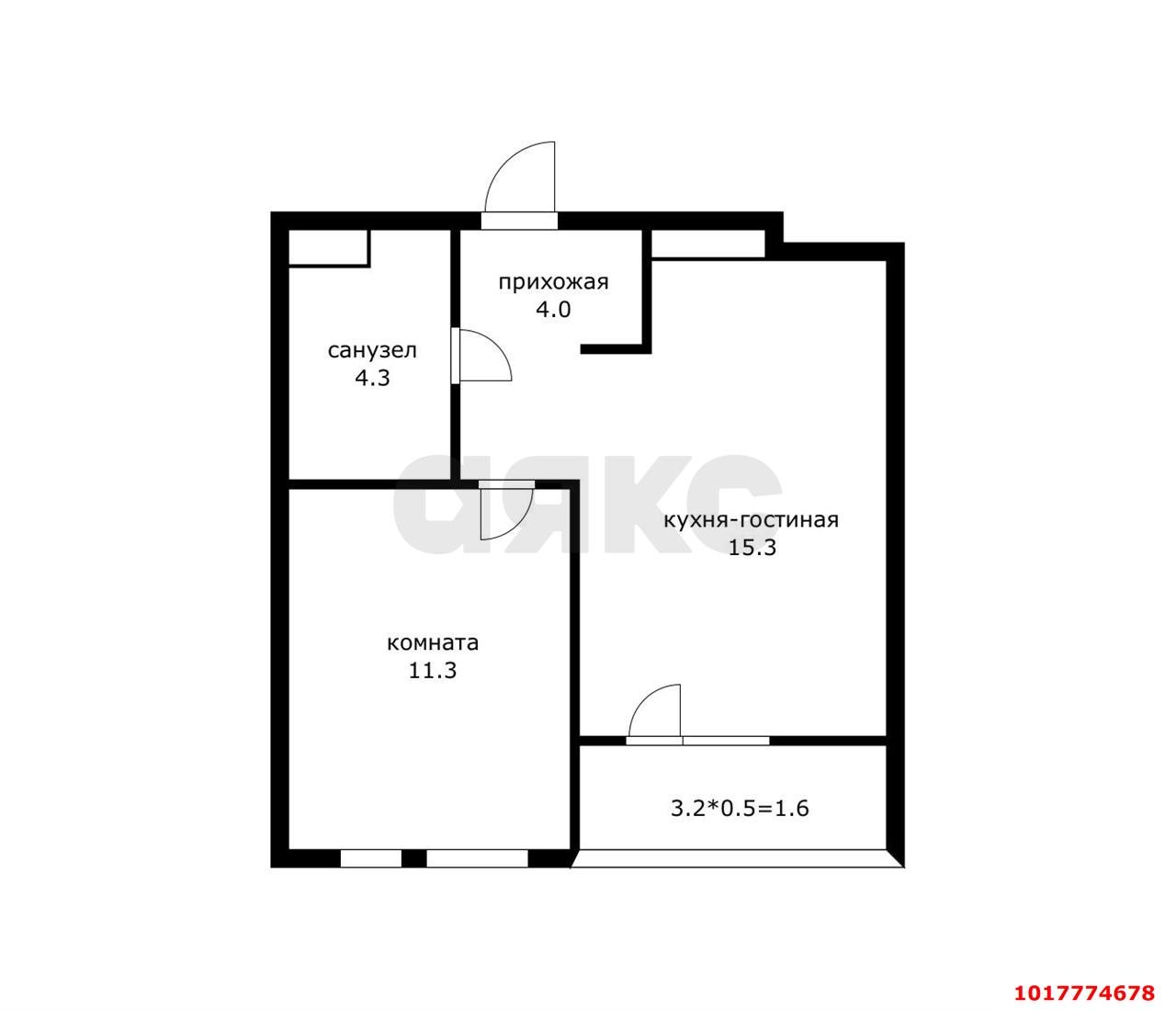 Фото №2: 1-комнатная квартира 41&nbsp;м², 6/18&nbsp;эт. - Краснодар, Прикубанский внутригородской округ, мкр. культурный квартал Эрмитаж, ул. им. Мурата Ахеджака, 26