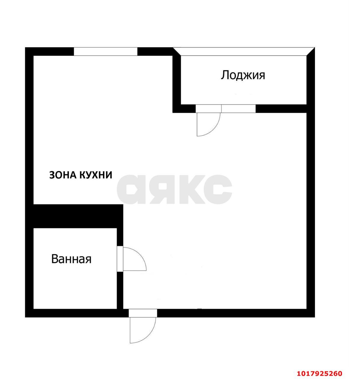 Фото №15: 1-комнатная квартира 34&nbsp;м², 3/9&nbsp;эт. - Краснодар, Прикубанский внутригородской округ, мкр. жилой комплекс Южане, ул. Даниила Смоляна, 80