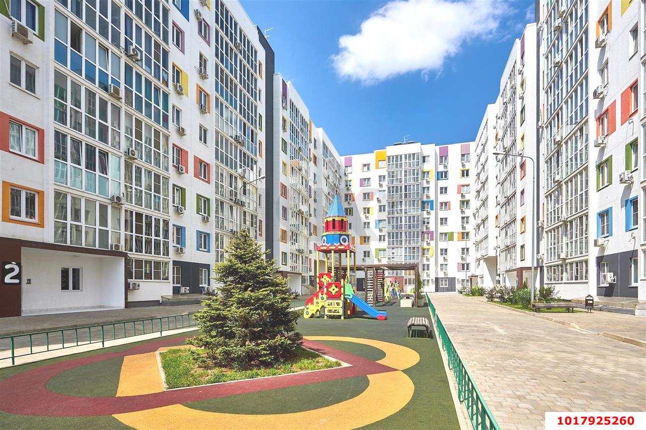 Фото №2: 1-комнатная квартира 34&nbsp;м², 3/9&nbsp;эт. - Краснодар, Прикубанский внутригородской округ, мкр. жилой комплекс Южане, ул. Даниила Смоляна, 80