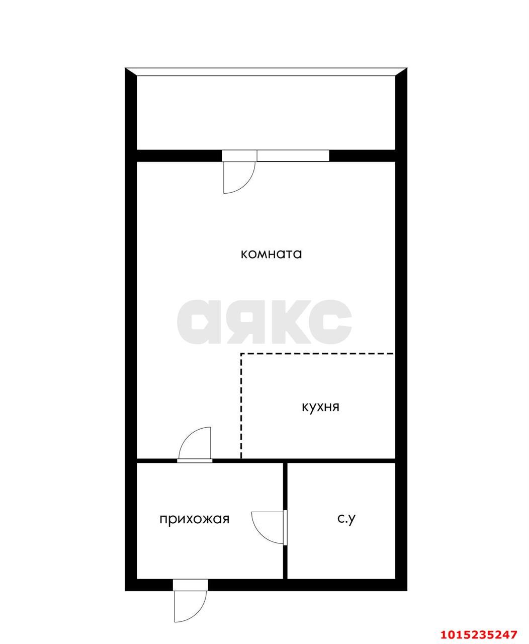 Фото №3: Студия 35&nbsp;м², 3/18&nbsp;эт. - Краснодар, Прикубанский внутригородской округ, Горхутор, мкр. ЖК Сокольники, ул. имени М.Е. Соколова, 86к2