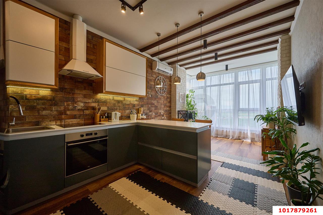 Фото №3: 2-комнатная квартира 78&nbsp;м², 16/17&nbsp;эт. - Краснодар, Прикубанский внутригородской округ, Фестивальный, мкр. Солнечный, ул. имени Симиренко, 71к1