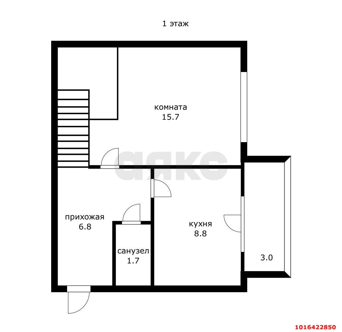 Фото №8: 3-комнатная квартира 74&nbsp;м², 3/4&nbsp;эт. - Краснодар, Карасунский внутригородской округ, ж/м Пашковский, ул. Карасунская, 257