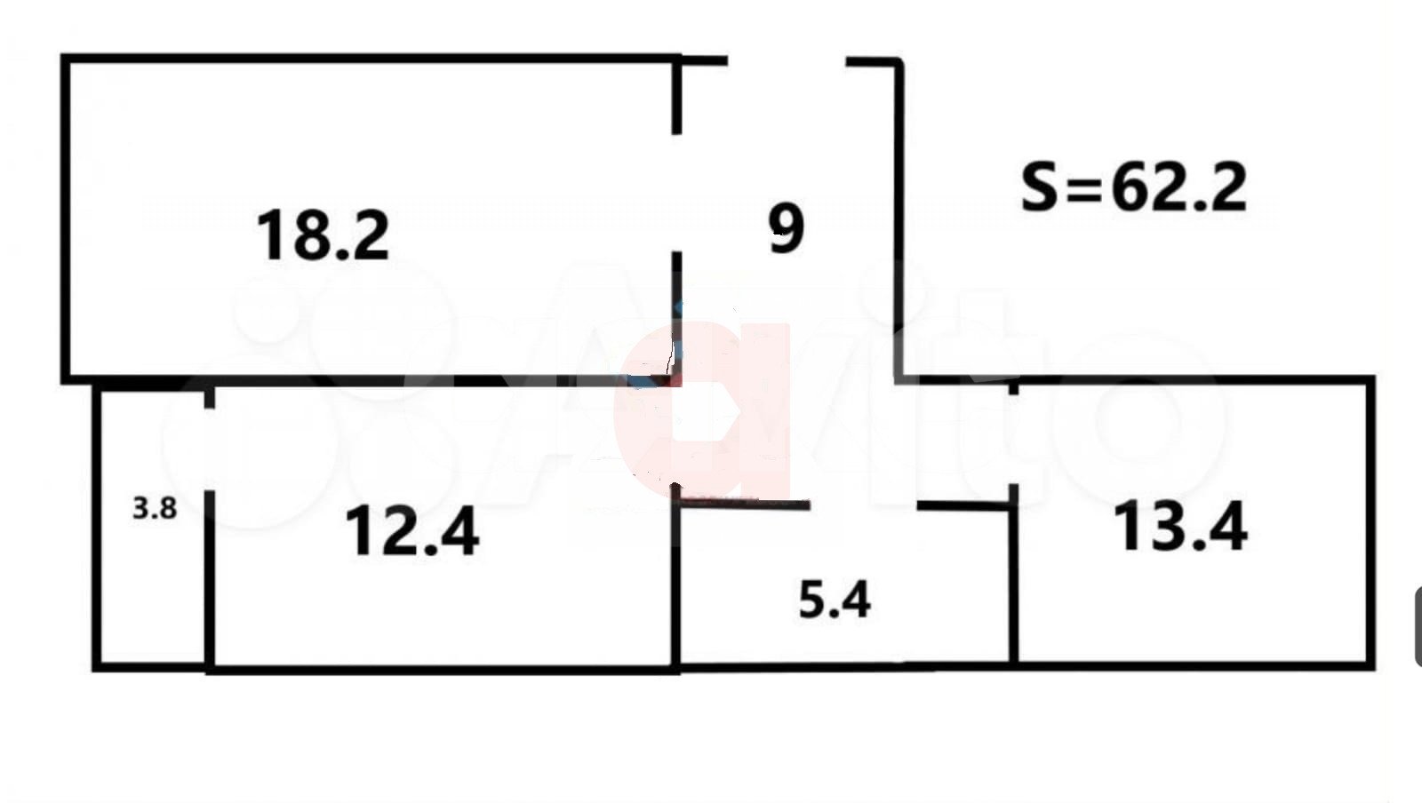 Фото №30: 2-комнатная квартира 62&nbsp;м², 17/20&nbsp;эт. - Анапа, Парковый, мкр. ЖК Раз-Два-Три, ул. Анапское шоссе, 24к9