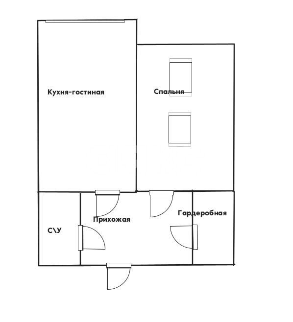 Фото №31: 1-комнатная квартира 47&nbsp;м², 8/8&nbsp;эт. - Геленджик, Толстый Мыс, мкр. ЖК Черноморский, ул. Крымская, 19к4