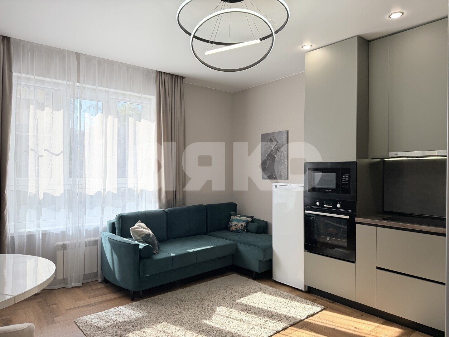 Фото №6: 2-комнатная квартира 74&nbsp;м², 1/8&nbsp;эт. - Анапа, Парковый, мкр. ЖК Времена Года, ул. Мирная, 29к5