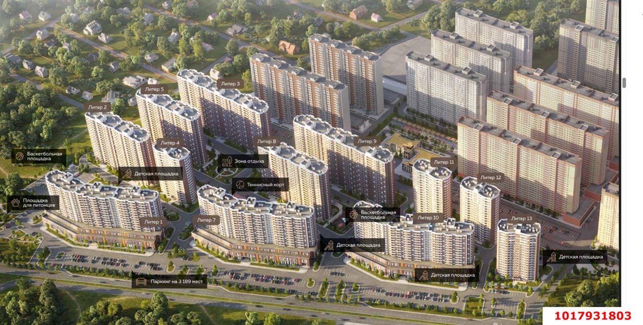 Фото №10: 2-комнатная квартира 67&nbsp;м², 18/19&nbsp;эт. - Краснодар, Прикубанский внутригородской округ, имени Петра Метальникова, мкр. ЖК Лучший, ул. Ростовское шоссе, 30/7к3