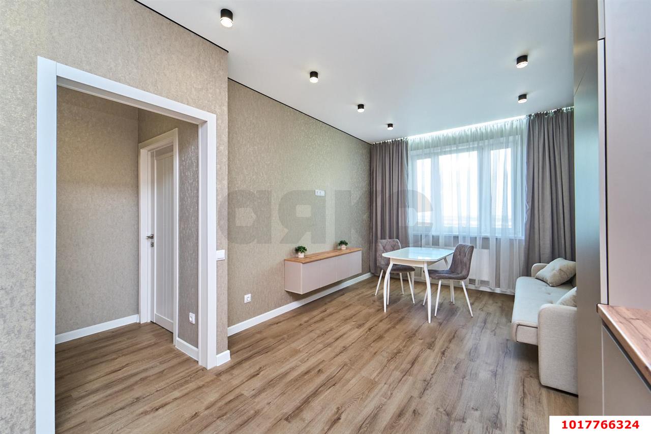 Фото №7: 1-комнатная квартира 39&nbsp;м², 23/24&nbsp;эт. - Краснодар, Прикубанский внутригородской округ, мкр. ЖК Абрикосово, ул. имени Героя Георгия Бочарникова, 4к2