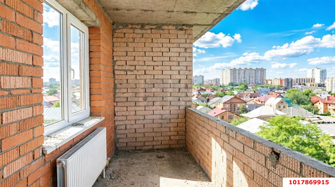 Фото №6: 1-комнатная квартира 32&nbsp;м², 8/8&nbsp;эт. - Краснодар, Прикубанский внутригородской округ, Калинино, Завод Радиоизмерительных Приборов, мкр. жилой комплекс Красивый, б-р Интернациональный, 110