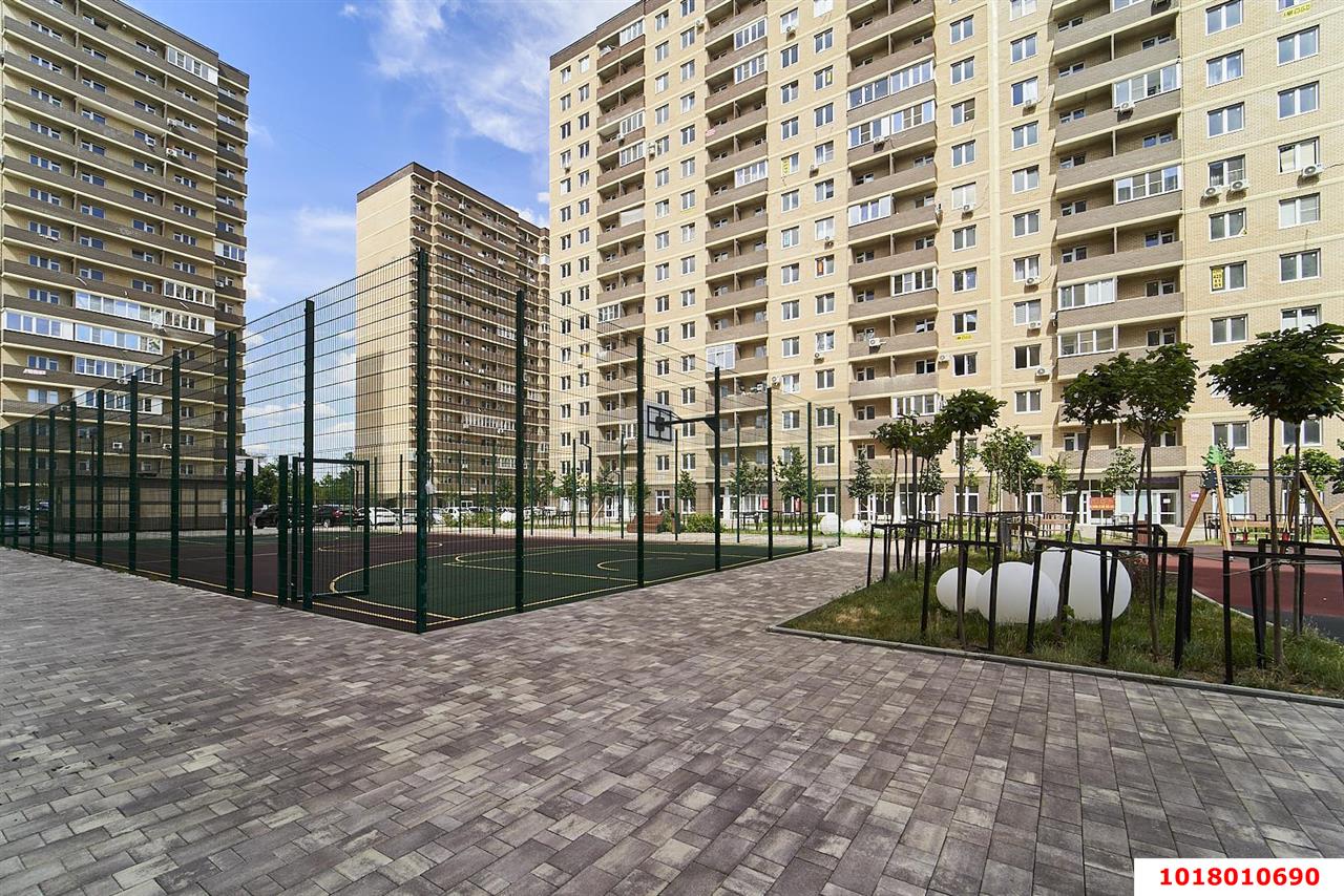 Фото №4: 1-комнатная квартира 40&nbsp;м², 11/17&nbsp;эт. - Краснодар, Прикубанский внутригородской округ, мкр. жилой комплекс Дыхание, ул. Лётчика Позднякова, 2к29