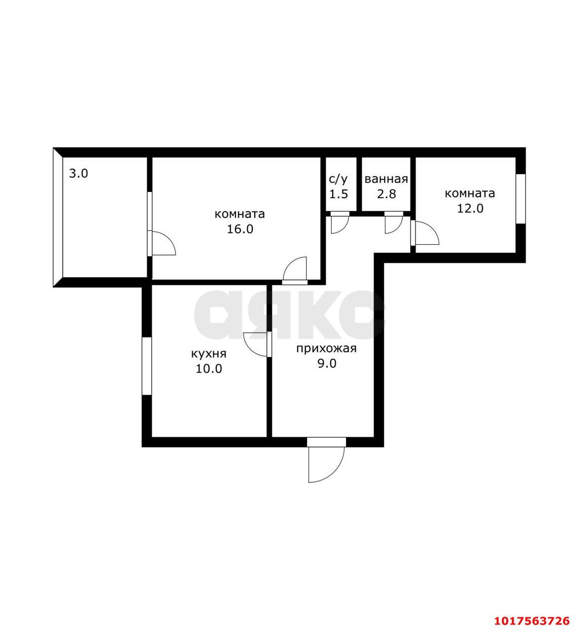 Фото №18: 2-комнатная квартира 55&nbsp;м², 2/3&nbsp;эт. - Рязанская, ул. Горького, 8