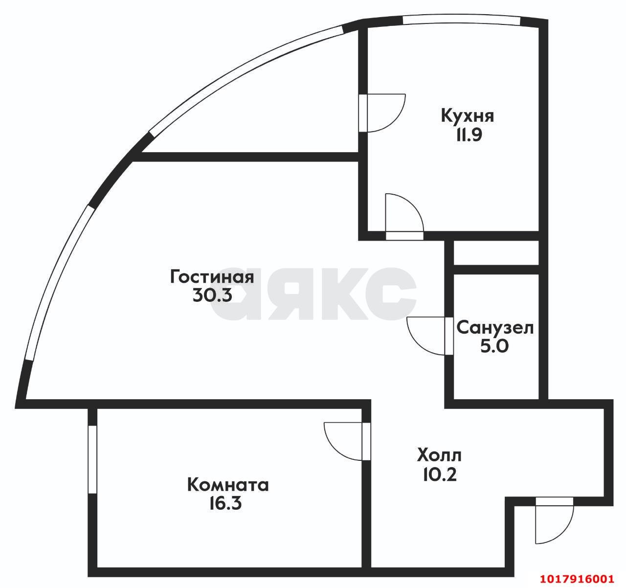 Фото №14: 2-комнатная квартира 78&nbsp;м², 18/25&nbsp;эт. - Краснодар, Карасунский внутригородской округ, ж/м Пашковский, ул. Леонида Лаврова, 4