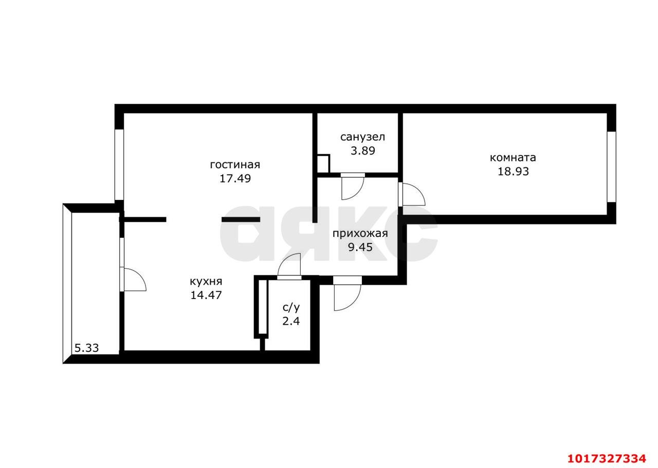 Фото №3: 2-комнатная квартира 65&nbsp;м², 19/19&nbsp;эт. - Краснодар, Прикубанский внутригородской округ, мкр. жилой комплекс Новелла, ул. Питерская, 40к3