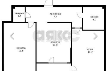 Фото №1: 2-комнатная квартира 48&nbsp;м², 11/16&nbsp;эт. - Краснодар, мкр. жилой комплекс Самолёт, ул. Западный Обход, 39/2к2
