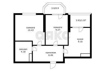Фото №1: 2-комнатная квартира 39 м², 5/19 эт. - Краснодар, мкр. Светлоград, ул. Красных Партизан, 1/4к15