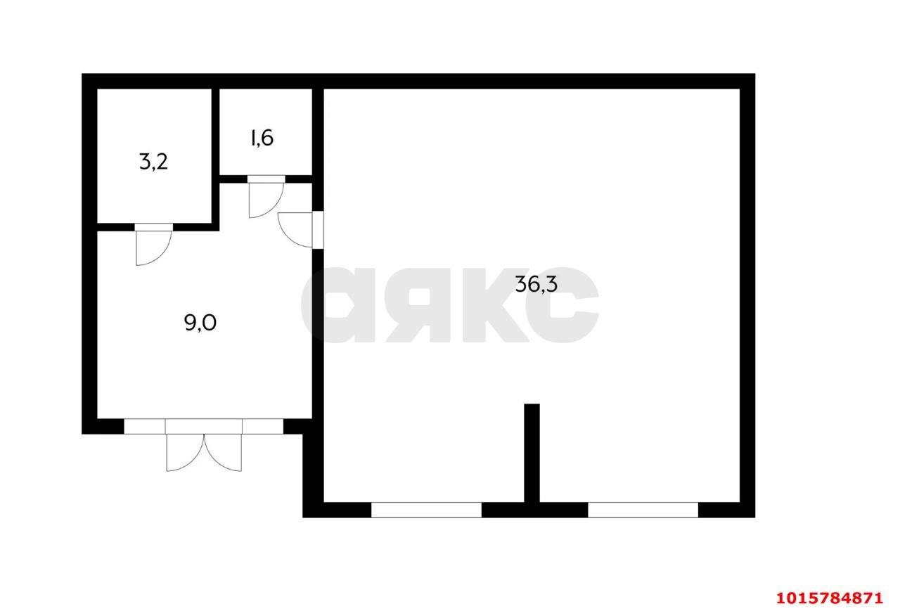 Фото №4: Торговое помещение 50&nbsp;м², 1/16&nbsp;эт. - Краснодар, Прикубанский внутригородской округ, мкр. жилой комплекс Ракурс, ул. имени Героя Ростовского, 8к2
