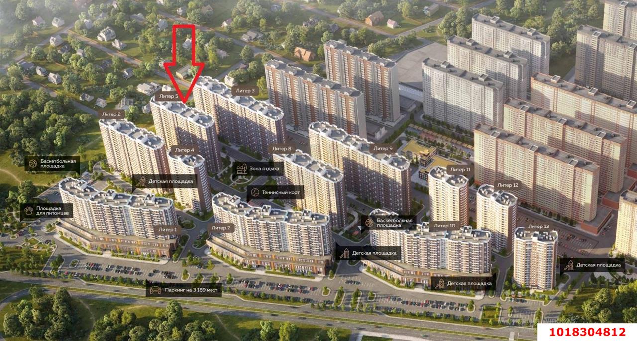 Фото №4: Торговое помещение 50&nbsp;м², 1/19&nbsp;эт. - Краснодар, Прикубанский внутригородской округ, имени Петра Метальникова, мкр. ЖК Лучший, ул. Ростовское шоссе, 30/6к2