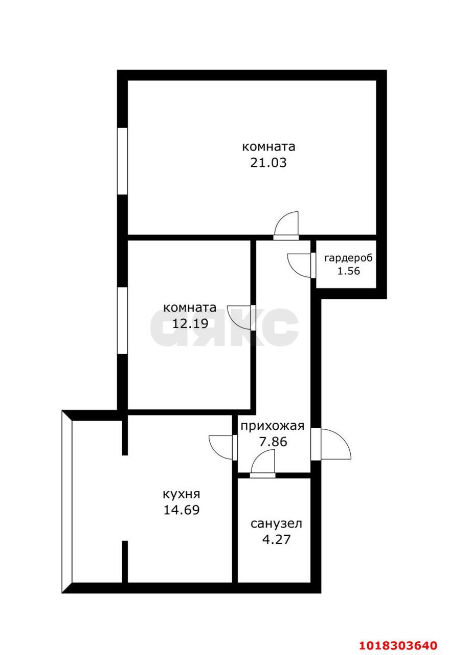Фото №20: 2-комнатная квартира 61&nbsp;м², 2/3&nbsp;эт. - Краснодар, Прикубанский внутригородской округ, Калинино, мкр. Завод Радиоизмерительных Приборов, пер. Ленинский, 18