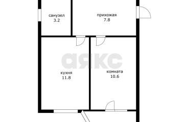 Фото №1: 1-комнатная квартира 31 м², 4/4 эт. - Новая Адыгея, мкр. жилой комплекс Тургеневский-2, ул. Тургеневское шоссе, 25/7У