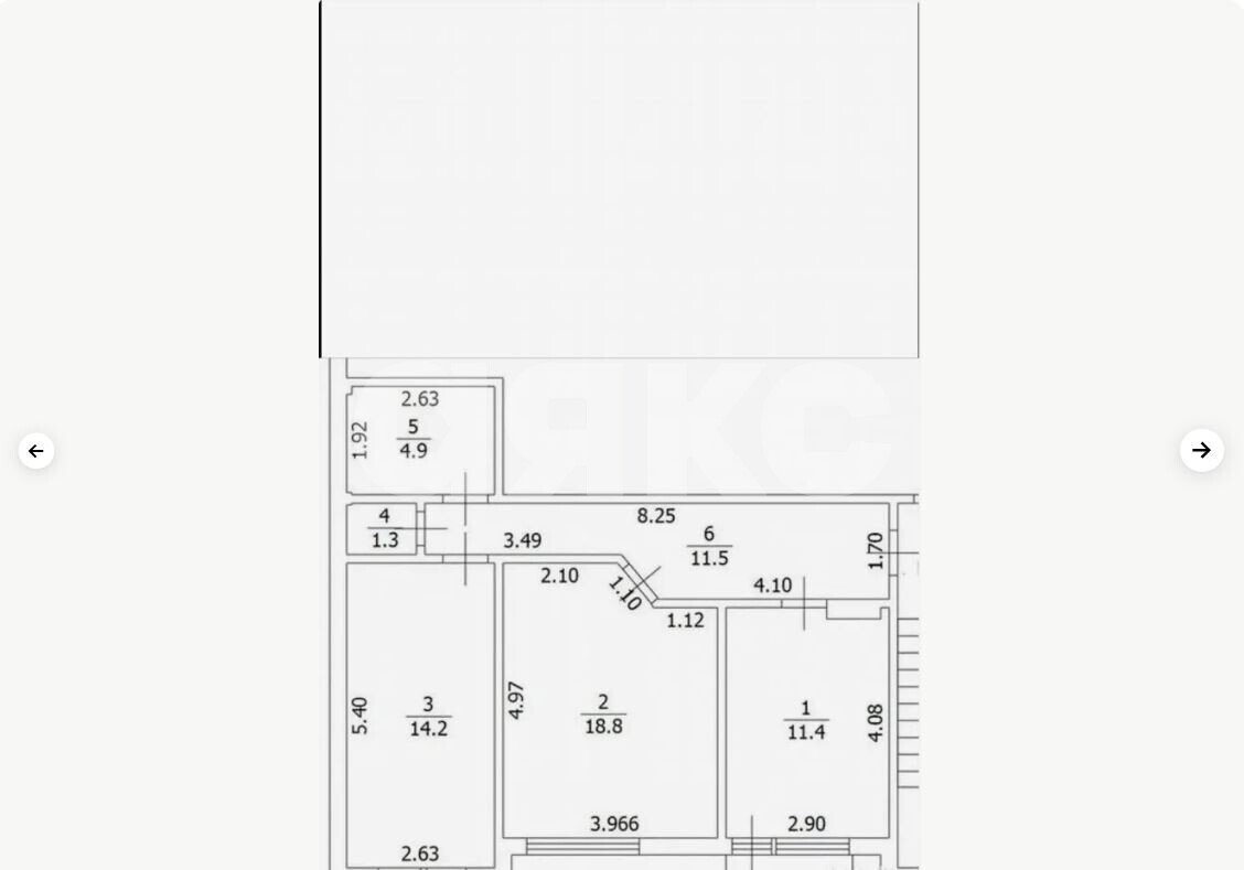 Фото №17: 2-комнатная квартира 62&nbsp;м², 4/4&nbsp;эт. - Геленджик, ул. Молодёжная, 5
