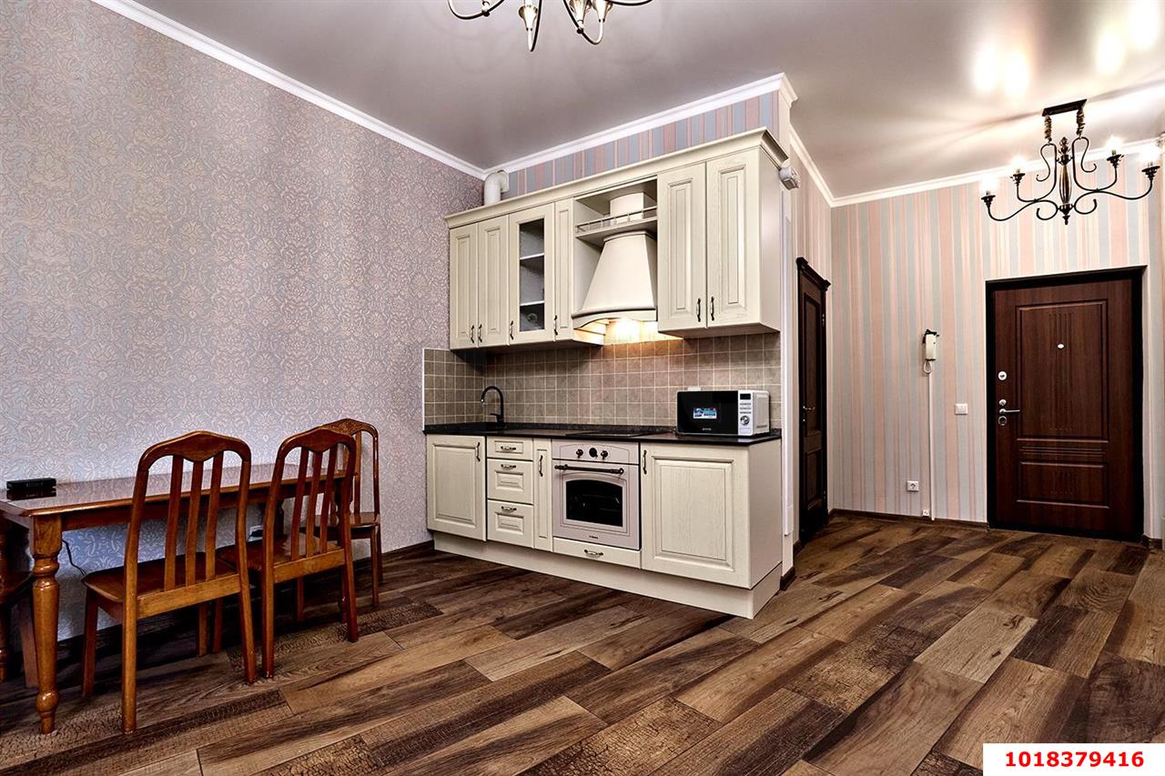 Фото №6: 1-комнатная квартира 52&nbsp;м², 14/25&nbsp;эт. - Краснодар, Западный внутригородской округ, ЖК Адмирал, мкр. Центральный, ул. Кубанская набережная, 39