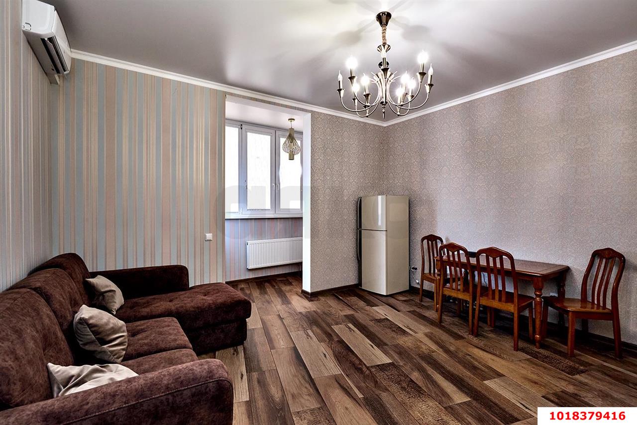 Фото №3: 1-комнатная квартира 52&nbsp;м², 14/25&nbsp;эт. - Краснодар, Западный внутригородской округ, ЖК Адмирал, мкр. Центральный, ул. Кубанская набережная, 39