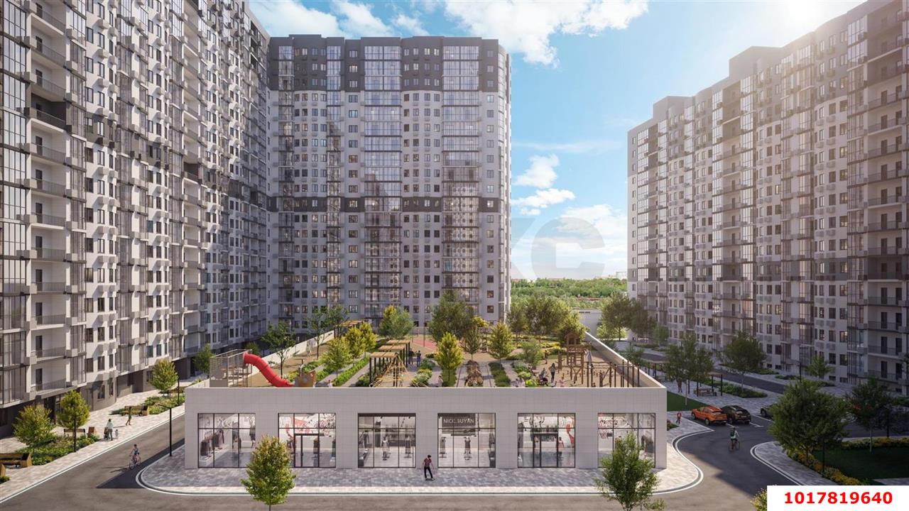 Фото №5: 1-комнатная квартира 43&nbsp;м², 11/18&nbsp;эт. - Краснодар, Карасунский внутригородской округ, Хлопчато-бумажный Комбинат, мкр. ЖК Альфа, ул. Уральская, 100/5