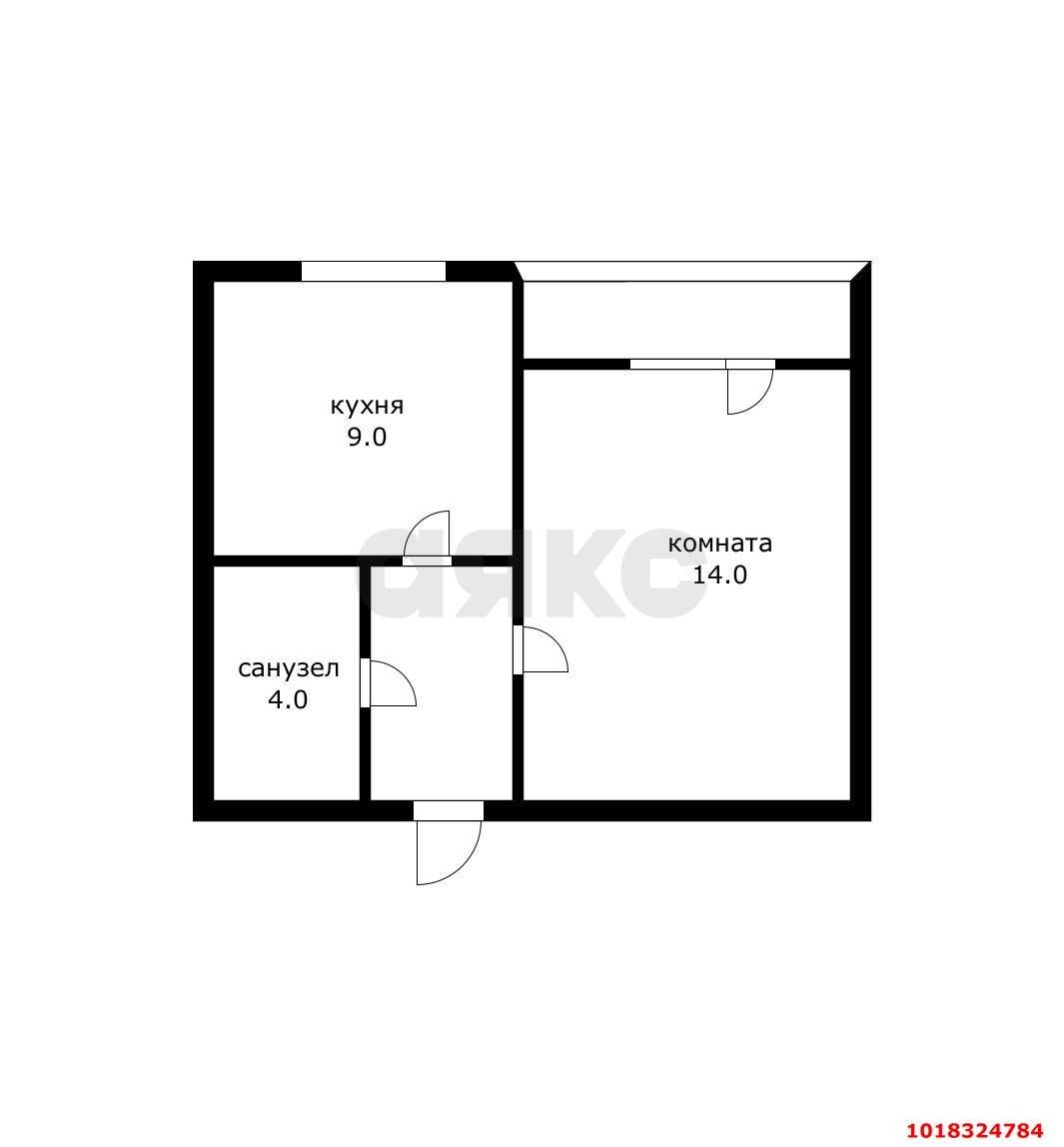 Фото №11: 1-комнатная квартира 33&nbsp;м², 7/9&nbsp;эт. - Краснодар, Прикубанский внутригородской округ, мкр. Завод Измерительных Приборов, ул. имени 40-летия Победы, 43