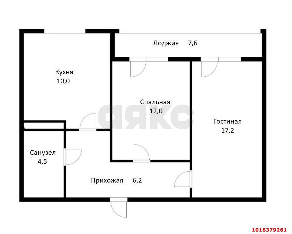 Фото №17: 2-комнатная квартира 55&nbsp;м², 13/16&nbsp;эт. - Краснодар, Прикубанский внутригородской округ, Панорама, мкр. ЖК Флотилия, ул. имени 40-летия Победы, 178к1