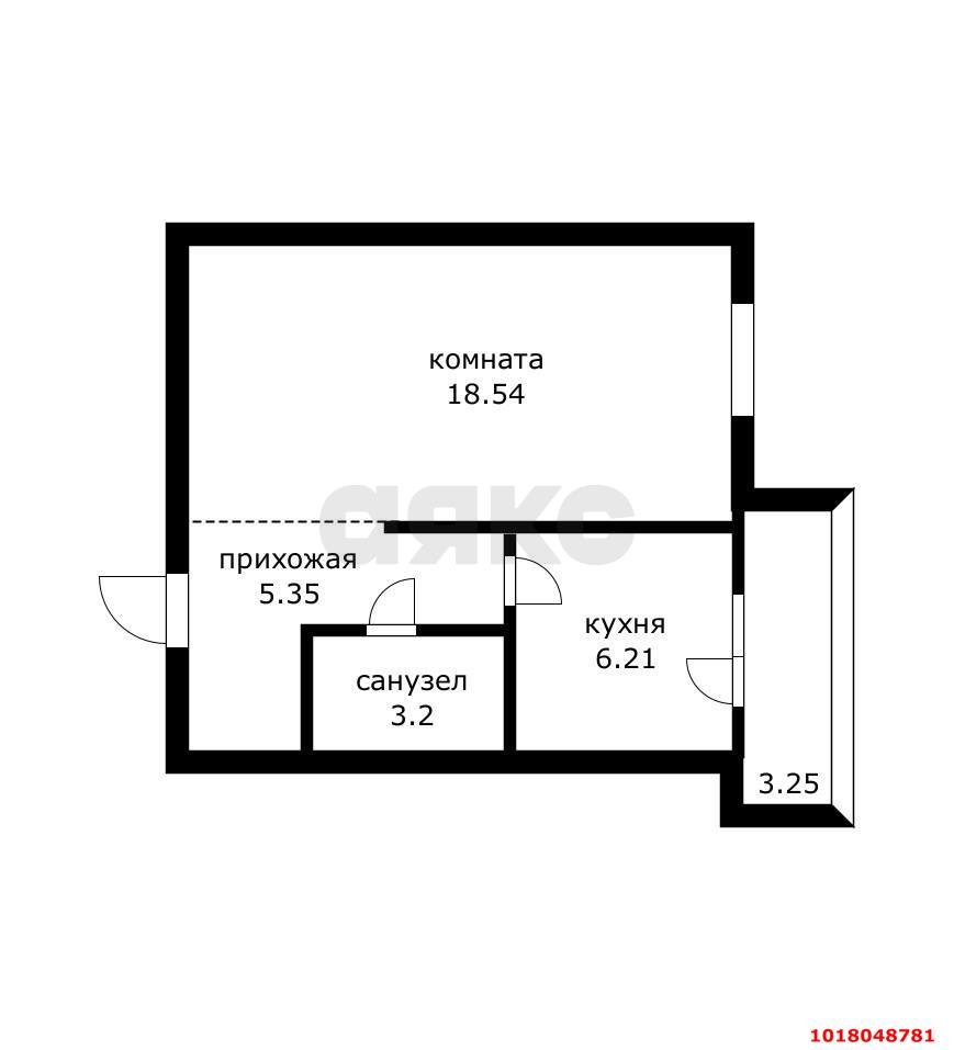 Фото №12: 1-комнатная квартира 37&nbsp;м², 3/5&nbsp;эт. - Краснодар, Прикубанский внутригородской округ, мкр. жилой комплекс Западный Город, ул. Крылатская, 1