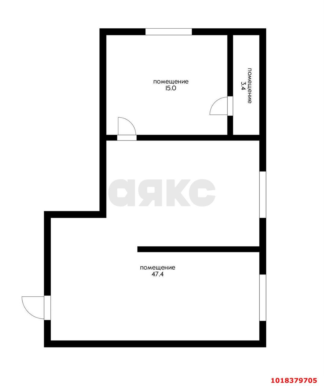 Фото №4: Торговое помещение 65&nbsp;м², 16&nbsp;эт. - Краснодар, Прикубанский внутригородской округ, Краевая Клиническая Больница, мкр. жилой комплекс Олимп, ул. Домбайская, 10/2
