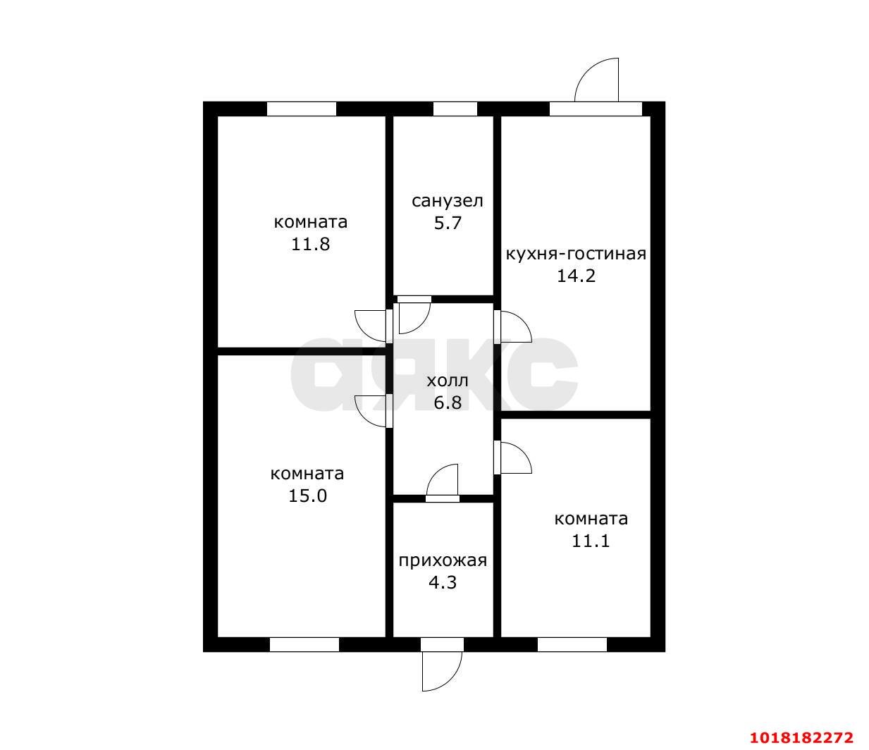 Фото №23: Дом 71&nbsp;м² + 3&nbsp;сот., 1&nbsp;эт. - Краснодар, Прикубанский внутригородской округ, Сады Калинина, мкр. СНТ КНИИСХ, ул. 40-я Линия