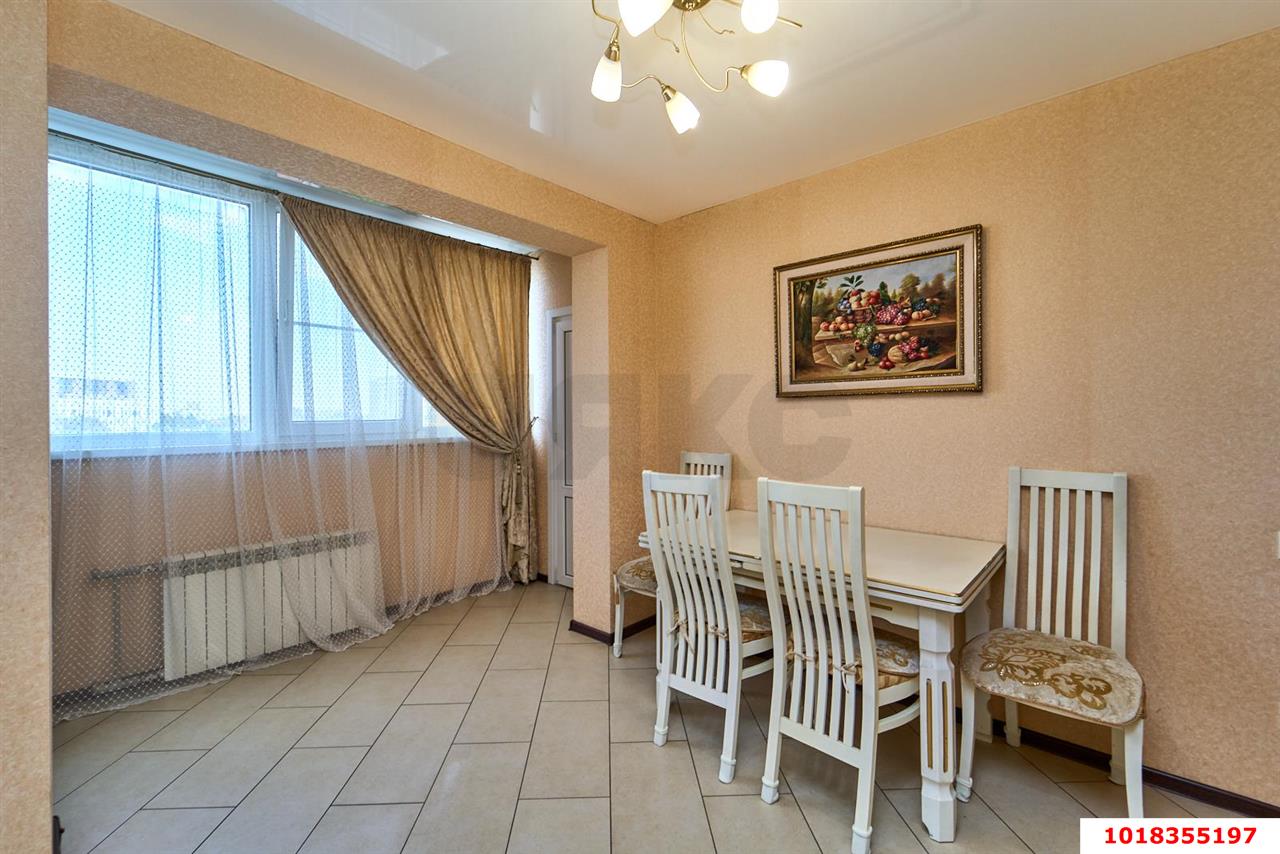 Фото №3: 2-комнатная квартира 59&nbsp;м², 8/12&nbsp;эт. - Краснодар, Центральный внутригородской округ, жилой комплекс имени Чехова, мкр. Дубинка, ул. Линейная, 21