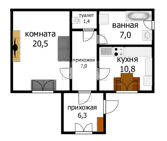 Фото №18: Дом 53&nbsp;м² + 6.5&nbsp;сот., 2&nbsp;эт. - Песчаный, ул. Южная, 5