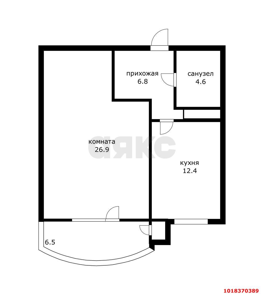 Фото №20: 1-комнатная квартира 57&nbsp;м², 10/17&nbsp;эт. - Краснодар, Западный внутригородской округ, мкр. Центральный, ул. Кубанская набережная, 37/10