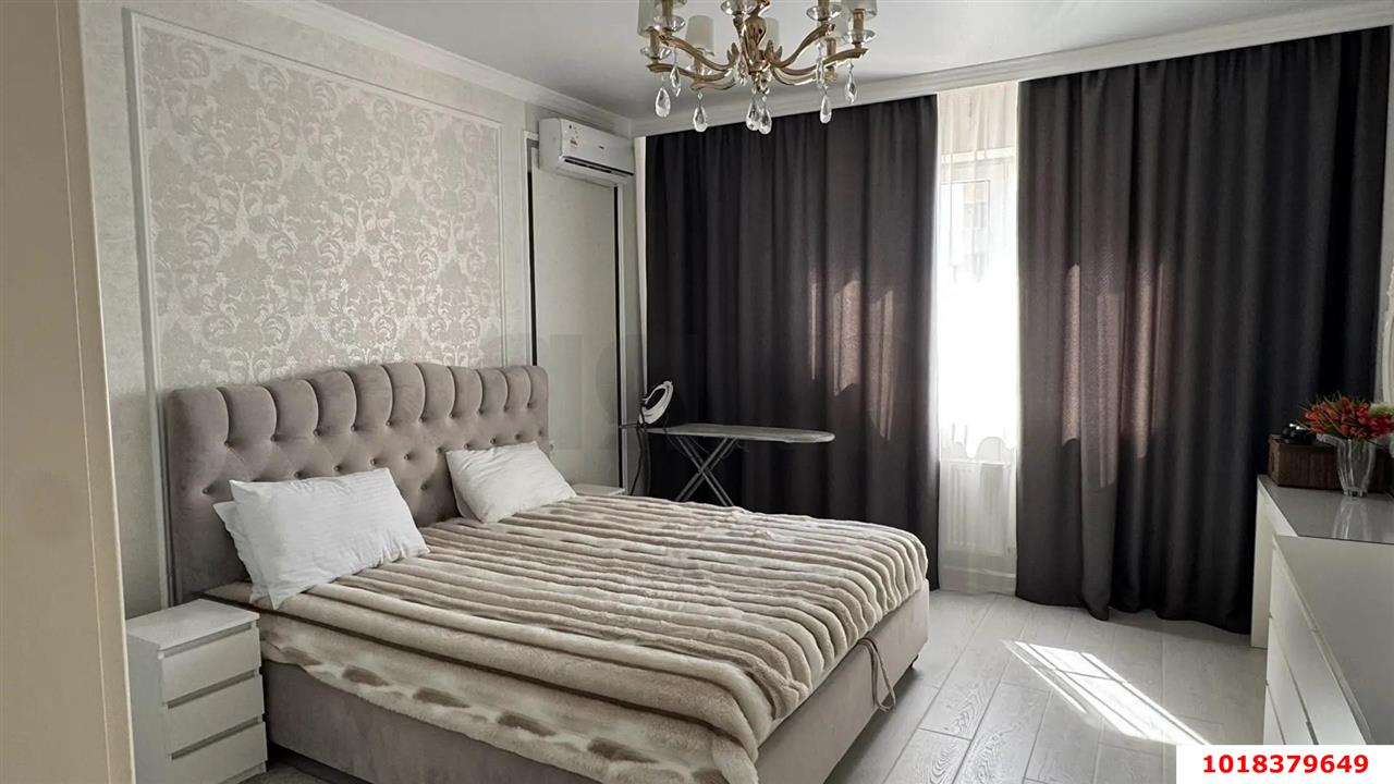 Фото №4: 1-комнатная квартира 50&nbsp;м², 4/19&nbsp;эт. - Краснодар, Западный внутригородской округ, мкр. Фестивальный, пр-д Дальний, 9к1