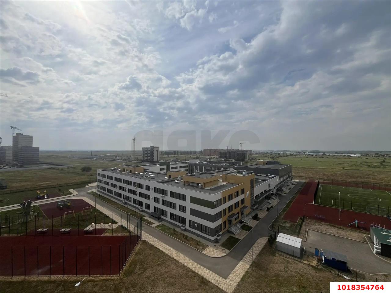 Фото №12: 1-комнатная квартира 33&nbsp;м², 8/9&nbsp;эт. - Яблоновский, мкр. жилой комплекс Портрет, ул. Луговая, 7Алит2