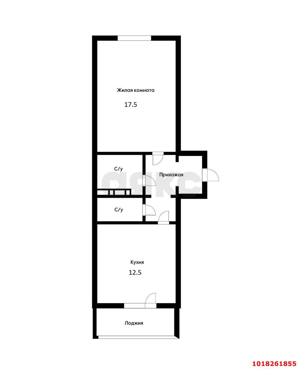 Фото №10: 1-комнатная квартира 41&nbsp;м², 13/14&nbsp;эт. - Краснодар, Прикубанский внутригородской округ, мкр. Завод Измерительных Приборов, ул. Зиповская, 68