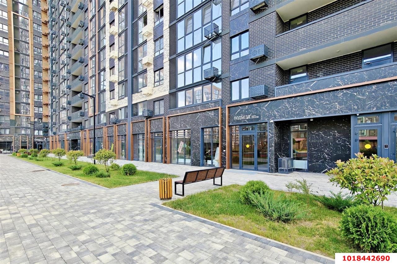 Фото №4: 1-комнатная квартира 43&nbsp;м², 3/21&nbsp;эт. - Краснодар, Прикубанский внутригородской округ, мкр. Образцово, ул. Штурвальная, 8