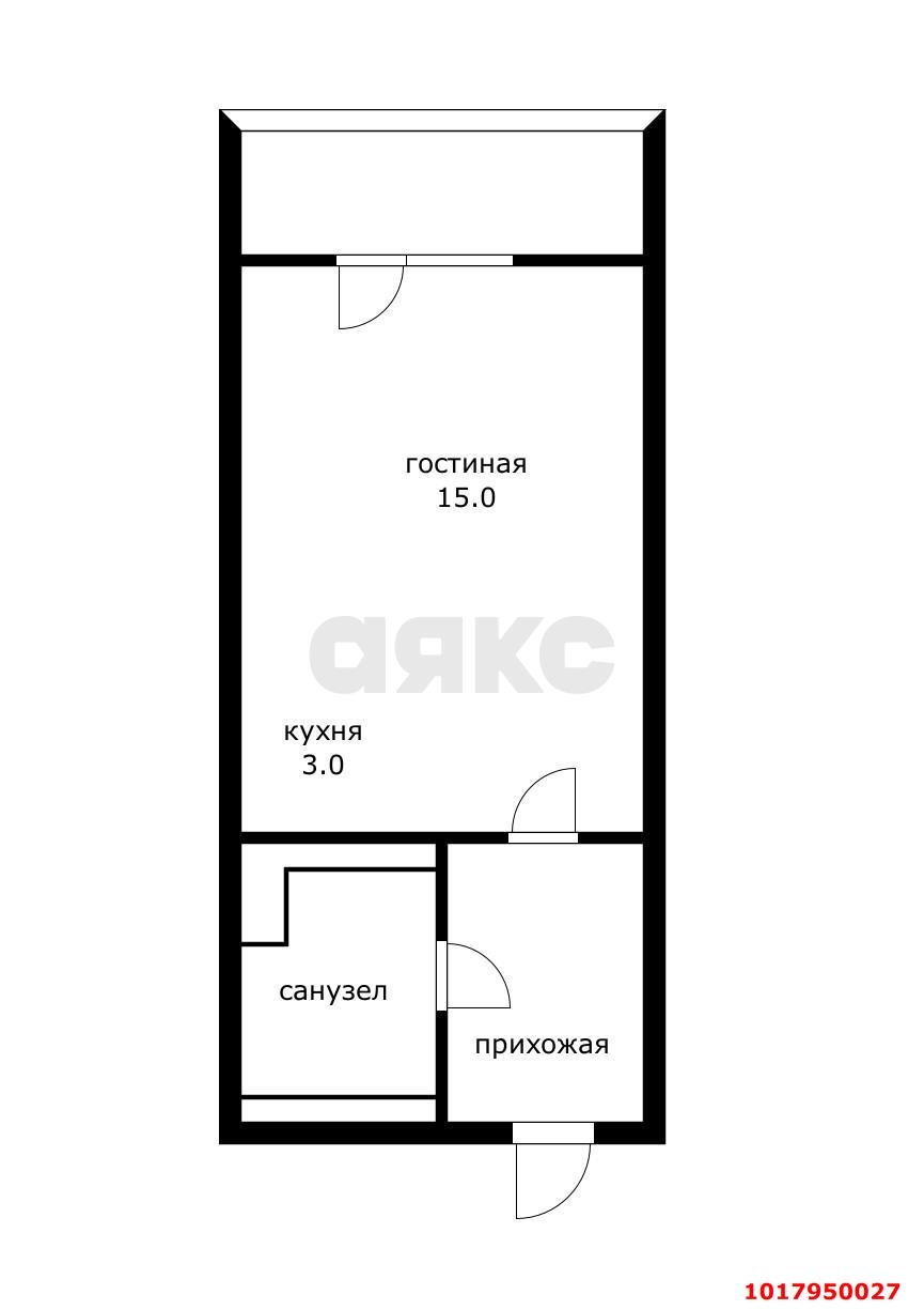 Фото №29: Студия 29&nbsp;м², 23/24&nbsp;эт. - Краснодар, Карасунский внутригородской округ, Гидростроителей, мкр. жилой комплекс Парусная Регата, ул. Автолюбителей, 1Дк3