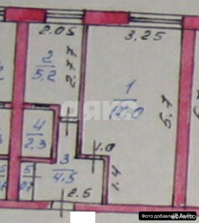 Фото №1: 1-комнатная квартира 30&nbsp;м², 4/5&nbsp;эт. - Геленджик, ул. Кирова, 60Б