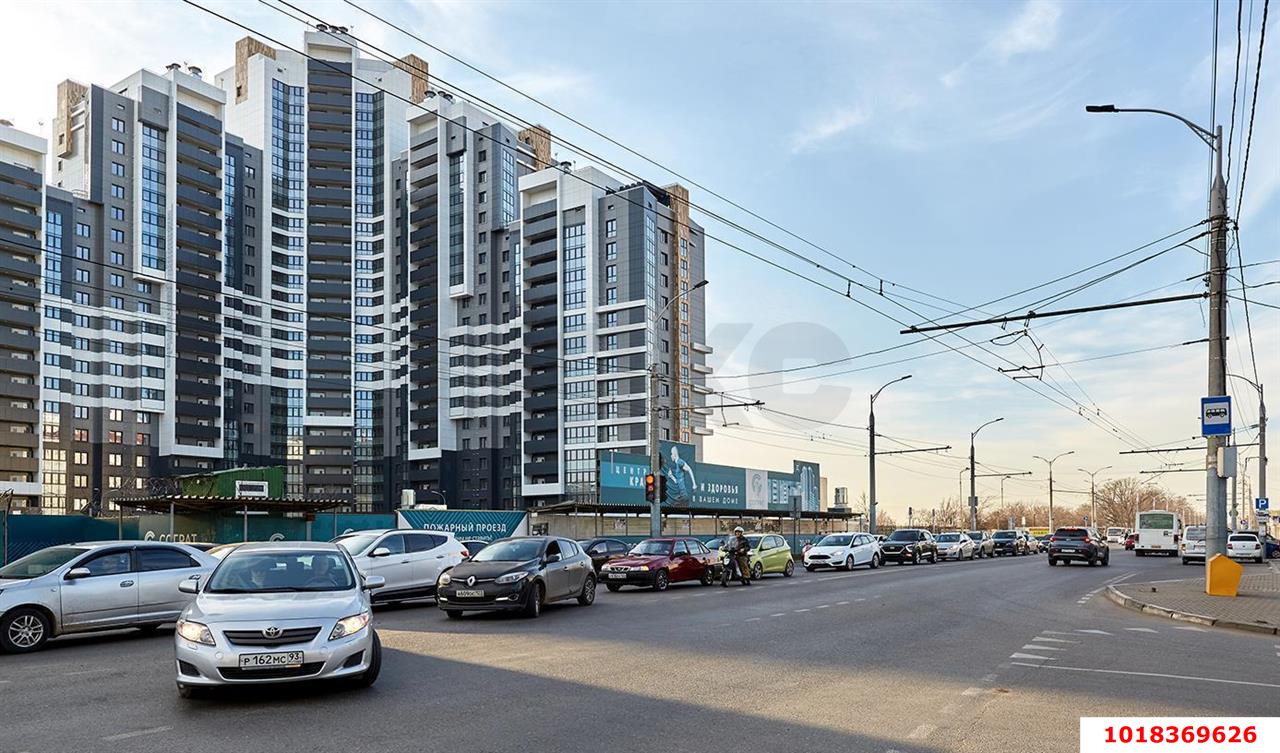 Фото №18: 1-комнатная квартира 38&nbsp;м², 14/18&nbsp;эт. - Краснодар, Прикубанский внутригородской округ, Микрохирургии глаза, мкр. жилой комплекс Сограт, ул. Красных Партизан, 4/15