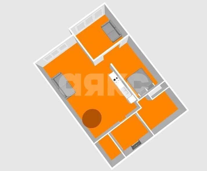 Фото №17: 1-комнатная квартира 39&nbsp;м², 13/16&nbsp;эт. - Анапа, Горгиппия, ЖК Горгиппия Морская, мкр. жилой дом На Адмирала Пустошкина, ул. Ленина, 190к2