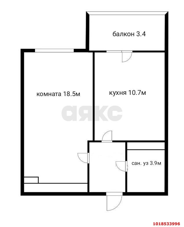 Фото №4: 1-комнатная квартира 40&nbsp;м², 6/18&nbsp;эт. - Краснодар, Карасунский внутригородской округ, Гидростроителей, мкр. жилой комплекс Премьера, ул. Автолюбителей, 1/3к2